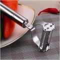 Stainless Steel Multi-Function Vegetable Peeler Julienne Cutter Julienne Peeler Potato Carrot Grater Slicer Kitchen Tool Kitchen Tools (Color : Silver). 