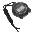 Sport Stopwatch Timer, Black High Sensitivity Sports Stopwatch Waterproof Multifunction for Racing for Badminton for Judging. 