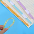 1/5/10Pcs 2 Hole Binding Clips Strip Binder Plastic Loose-leaf Clip Color A4 Paper Fasteners DIY Album Scrapbook File Folder Notebook. 