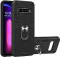 LG V60 Thinq 5G Anti-Drop Hybrid Magnetic Hard Armor Case with Ring Holder for LG V60. 