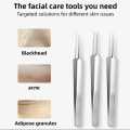 Professional beauty tools 8Pc Whitehead & Blackhead Removal Tool Set – Premium Stainless Steel Facial Extractor Kit for Acne, Pimple & Comedone Removal – Professional Beauty Skin Care Tools for Face Cleaning & Treatment. 