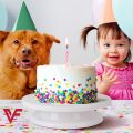 FREE SHIPPING Decorating Plastic Cake Turntable Rotating Anti-skid Round Cake Stand Cake Rotary Table Plate Kitchen DIY Pan Baking Tool. 