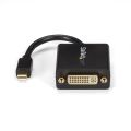 Mini DisplayPort to DVI Adapter Converter 1080p mDP or Thunderbolt 1/2 Mac/PC to DVI Monitor Genuine Used Branded. 