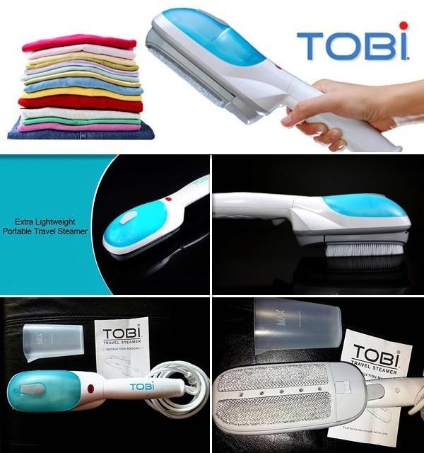 TOBi Travel Multifunction Handheld Portable Cleaner Electric Iron Steamer Dry Brush Ironing Garment Steamer