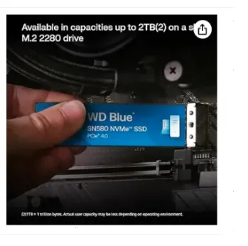 Western%20Digital%201TB%20WD%20Blue%20SN580%20NVMe%20Internal%20Solid%20State%20Drive%20SSD%20-%20Gen4%20x4%20PCIe%2016Gb/s,%20M.2%202280,%20Up%20to%204,150%20MB/s%20-%20WDS100T3B0E%20-%20Image%203