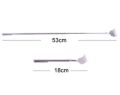 Portable Telescopic Back Scratcher Itch Massage Tool Adjustable Steel Pen-type Clip Tickle Massage Scratch-Silver. 