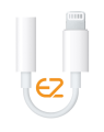 EZone 8Pin Connector to 3.5 mm Headphone Earphone Jack Adapter | Compatible iPhone Lightning Connector | Handfree Connector Lightning to 3.5mm | Earphones Converter Compatible with iPhone 7/ 7+/ 8/ 8+/ X/ XS Max/ 11/ 12/ 13/ 14/ Plus Pro/ Max/ iOS Devices. 