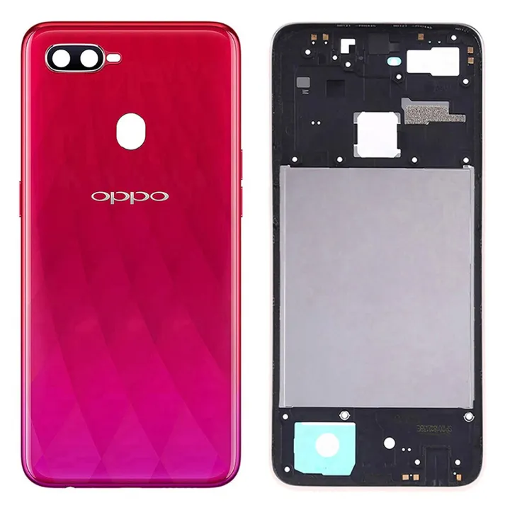 Oppo%20F9%20Middle%20Frame%20Housing%20with%20Power%20Volume%20Buttons%20&%20Camera%20Lens%20Complete%20Body%20Casing%20Replacement%C2%A0F9%20-%20Red%20-%20Super+%20A1%20Quality%20-%20Image%202