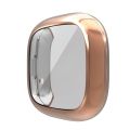 Soft Silicone Full Screen and Body Cover Protector For Fitbit Versa 3 and Fitbit Sense Smart Watch Full Body Case Cover. 