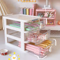 Organizer Box Transparent Desktop Makeup Storage Case Jewelry Container Decor. 