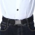 Kids Boys Adjustable Magnetic Belt - Big Belt with Easy Magnetic Buckle for 2-15 Years Boys Girls. 