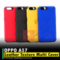 Oppo A57 Back MultiCover Soft Texture Leather Style A57 Case For Boys. 