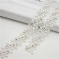 Fine Beaded And Diamond Connected Lace DIY Women's Child Headdress Bracelet Necklace Shiny Making Gift Box Multipurpose Ribbon. 
