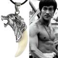 Cool Brave Men Wolf Head Tooth Pendant Necklace Domineering Jewelry Fashion Gift. 