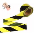 100 Meter X 3" Roll YELLOW TAPE Cross Caution Tape Non-Adhesive Barricade Tape / safety Barrier / Construction Area / Warning- SnapMart. 