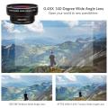 Phone Lens Kit 0.45X Wide Angle Len & 12.5X Macro HD Camera Lens Universal for iPhone 11 12 Pro max Xiaomi All Android Phone-Orange. 