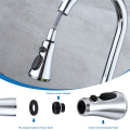 Kitchen Faucet Head Replacement Parts Accessories , 3-Mode (Blade Spray) Pull Down Kitchen Sink Faucet Sprayer Head with 9 Adapters. 