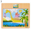 Wooden Colorful Dinosaur Zebra Animal Jigsaw Puzzles Board Intelligent Kids Toy. 