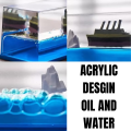 Titanic Cruise Ship Unsinkable Fluid Drip Bottle Decoration - Acrylic Design - Ice Berg And Ship - Car Dashboard Decoration. 