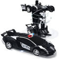 2 in 1 Transformer Police Robot Toy Car with light and sound. 