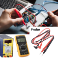 1Pair Multimeter Probe Test Lead Probe Wire Cable Banana Plug For DC Power Supply Tip Universal Probe Wire Pen MultiMeter Test Leads For Digital Multimeter Probe Flexible Wire Voltmeter Test Lead. 