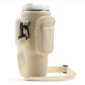 Water Bottle Carrier Bag with Phone Pocket for Stanley 40oz Tumbler with Handle Neoprene Water Bottle Holder Pouch. 