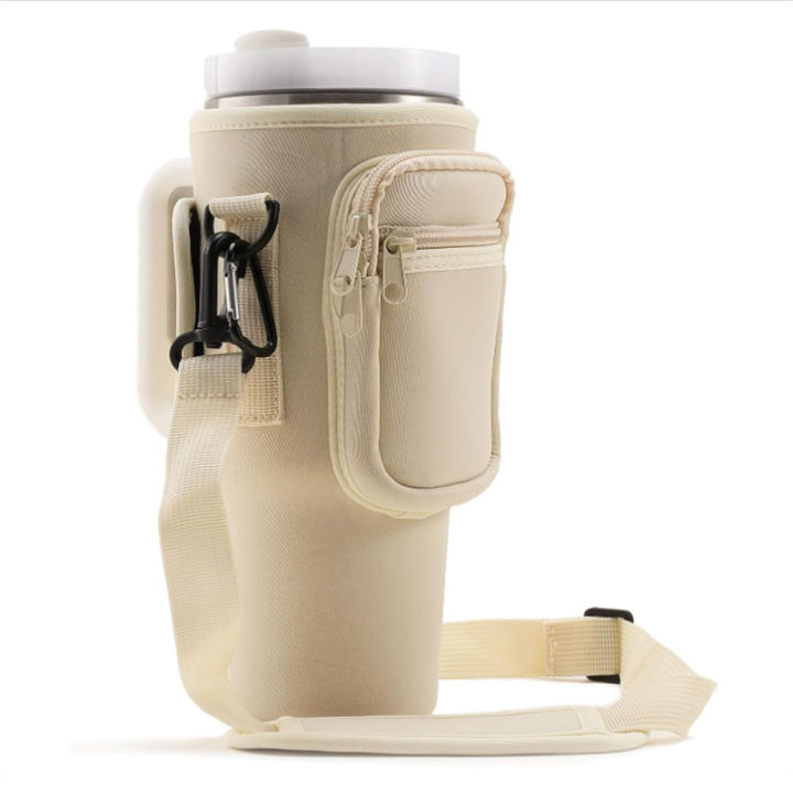 Water%20Bottle%20Carrier%20Bag%20with%20Phone%20Pocket%20for%20Stanley%2040oz%20Tumbler%20with%20Handle%20Neoprene%20Water%20Bottle%20Holder%20Pouch%20-%20Image%204