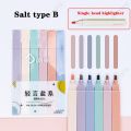 【NEW】 6 Pcs/Set Highlighter Light Color Kawaii Markers DIY Album Diary Gel Pens Student Stationery Art School & Office Supplies Child. 
