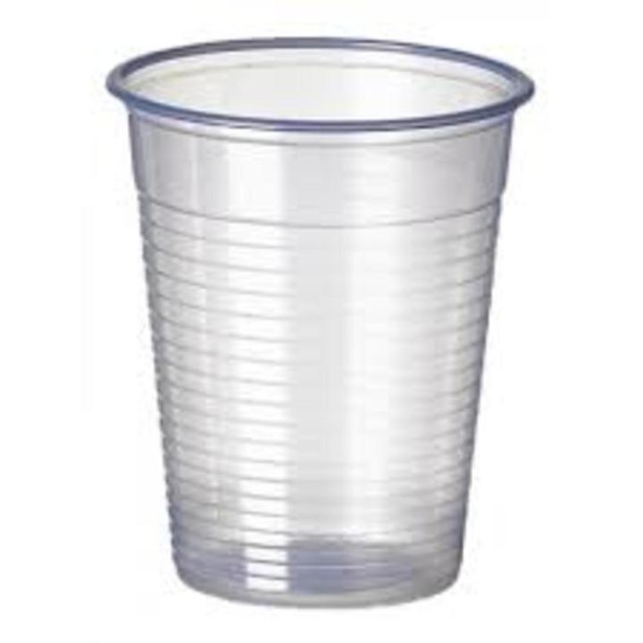 Disposable Drinking Glasses Cups Transparent Plastic Large-Pack ( Size 6oz & 4oz ) of 100
