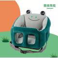 MultiFunction Baby Cartoon Back Support Seat Dining Chair Car Seats with Safety Straps Stuffed Plush Sofa Baby Children Sofa Learning Training Cushion Seater Toddler Nest Infant Floor Seat Cotton Nest Chair Babies Toys with 2 Holes Legs For 0-2 Years. 