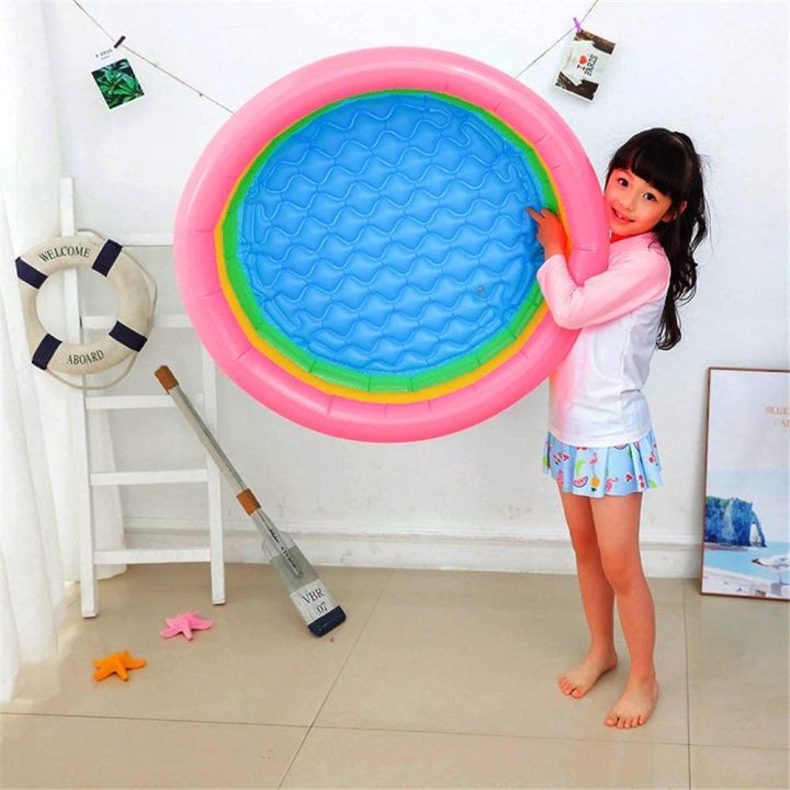 61cm%20x%2022cm%20Inflatable%20Kids%20Pool%20Bath%20Tub%20Beach%20Swimming%20Pool%20Party%20for%20Kids%20-%20Image%204