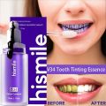HISMILE V34 Teeth Removing Deep Smoke Stains Gingiva Protection Purple Orthopedic Toothpaste, Purple Teeth Whitening Toothpaste Kit. 