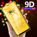 Samsung Galaxy A10 Tempered Glass Protector 3D, 5D, 6D, 7D, 9D, 10D, 11D Full Glue Edge TO Edge Black. 