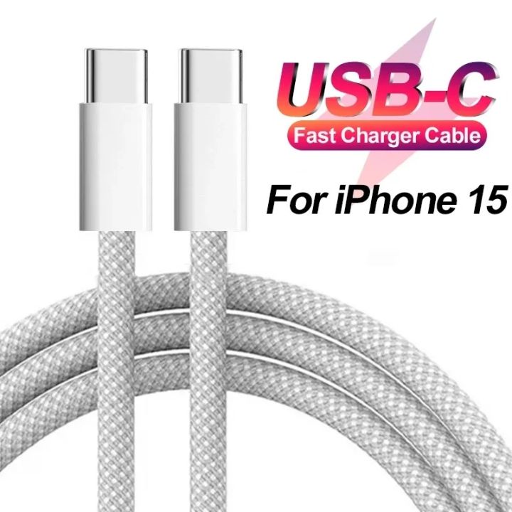 Original USB C Cable For iPhone 15 Pro Max iPad Apple 15 Pro PD Turbo charging Cord Type C Fast Charger line Data cable official