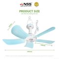 Effective cooling NSS 5 blade fan ceiling fan portable clip fan heat proof fan strong wind. 