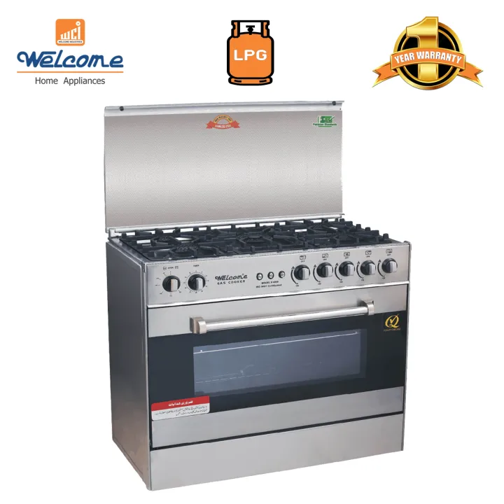 Welcome%205%20Burner%20Gas%20Cooking%20Range%20WC-4000%20-%20Silver%20and%20Black%20-%20Image%205