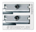 STAEDTLER METAL DOUBLE HOLE SHARPNER. 