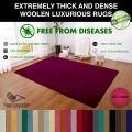 Natural Woolen Carpets and Rugs made of pure Wool for Living Room Rug, Dimension 3'3'' x 5' / 4'4'' x 6' / 6'6'' x 9'. 