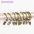 Easy Hang Curtain Clips 10pcs Strong Metal Curtain Clip Rings Easy to Use Space-saving Load-bearing. 