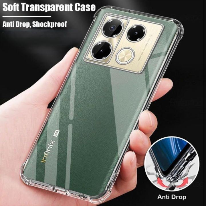 Infinix%20Note40%20Pro%205G%20Transparent%20Soft%20TPU%20Back%20Cover%20with%20Shockproof%20Bumper%20-%20Image%202