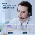 headphone for pc Headset with Microphone - Computer PC Headset with Boom Mic, In-line Volume Control & Mute, On Ear Wired Headphones for Skype, Home, Office, Classroom, Call Centre. 