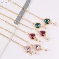 Mask Chain Love Crystal Hanging Neck Glasses Extender Chain Holder Rope. 