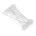 100Pcs Transparent Plastic Floral Place Card Holder Heart Shape Flower Picks Clip Flower Card Holder Stick Floral Picks For Flower Arrangements Bouquet Holder Crowns For Flower Arrangements. 