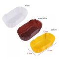 96Pcs Disposable Oval Eclair Cupcake Muffin Paper Liner Baking Cups - Multicolor. 
