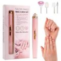 Rechargeable Finishing Touch Flawless Salon Nails Kit, Electronic Nail File and Full Manicure and Pedicure Tool. 