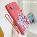 Casing Infinix smart 5 phone case softcase liquid silicone protector smooth shockproof bumper cover new design comic flower cartoon ytyhh01. 