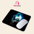 Gaming Mouse Pad Premium  8" x 6.5  Thick Non-Slip Rubber Base, Smooth Cloth Surface for Precision Control - Tozistore. 