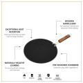 Non-Stick Tawa With Wooden Grip. 