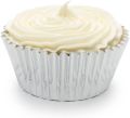 Aluminum Foil Baking Case, Set of 180, Disposable Muffin Cupcake Cups, Mini Baking Cups, Small Muffin Mould, Gold Mini Cupcake Liners & Silver Baking Cups. 