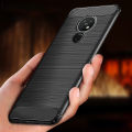 Casinglee For Nokia 6.2 Case Carbon fiber drawing Soft TPU Silicone Back Cover for Nokia 6.2 Phone case. 
